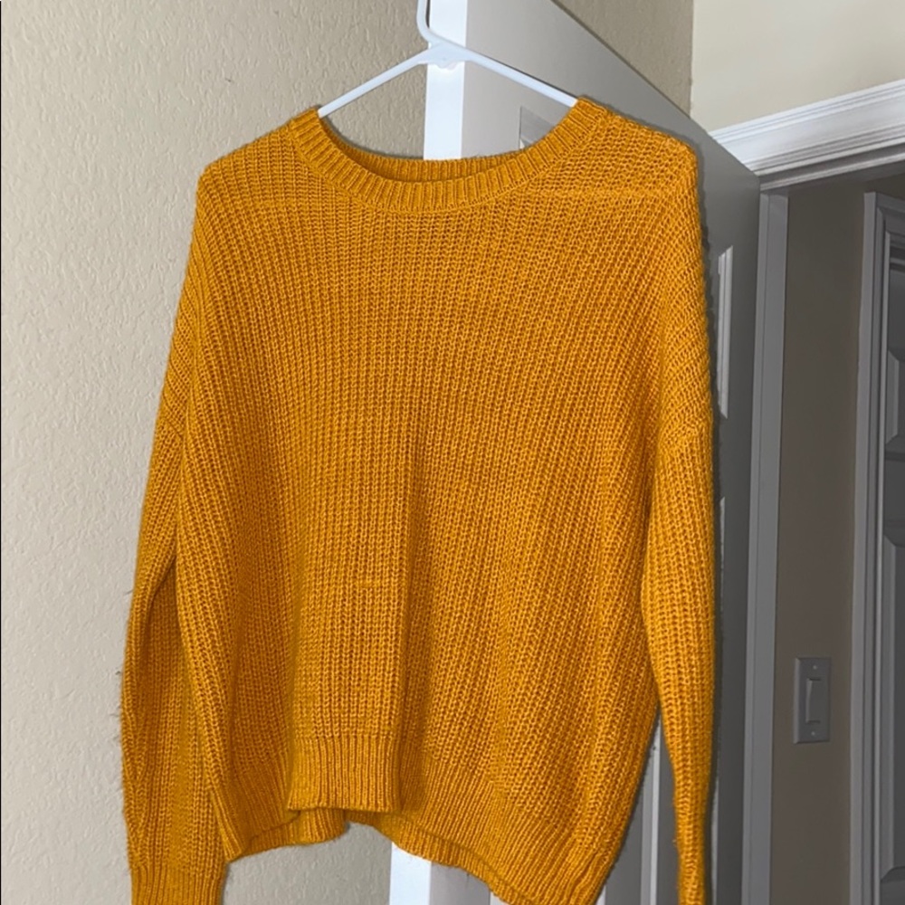 Cute orange sweater